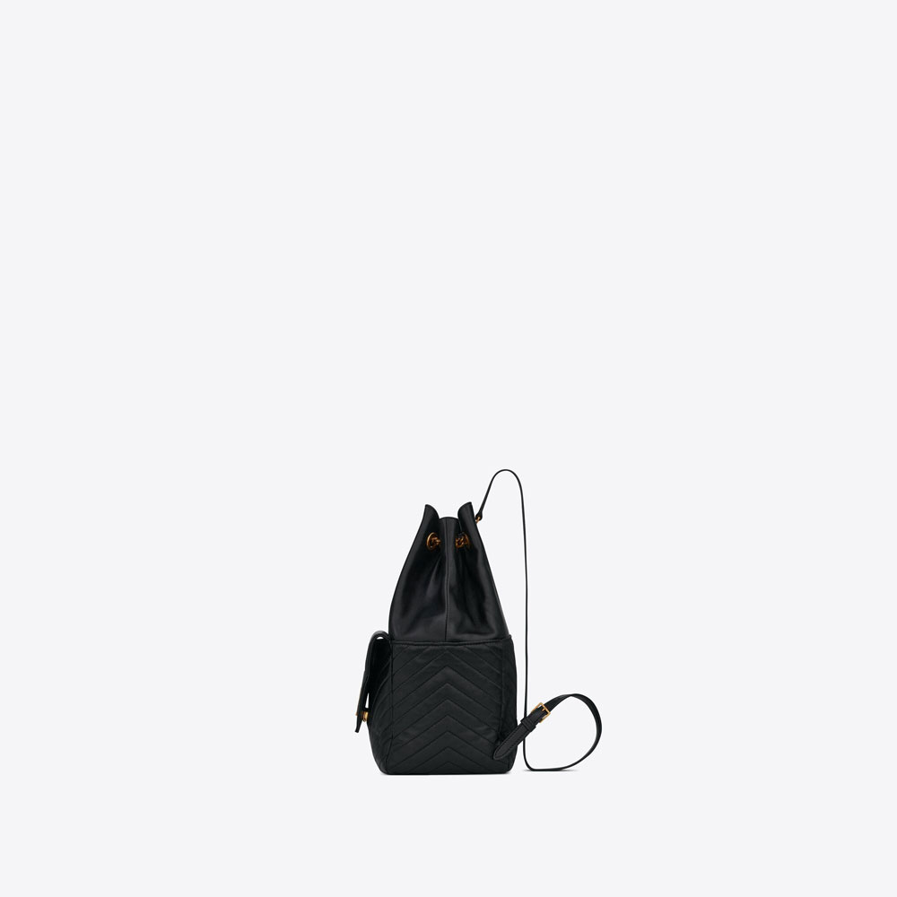 YSL Joe Backpack In Lambskin 672609 1EL07 1000: Image 4