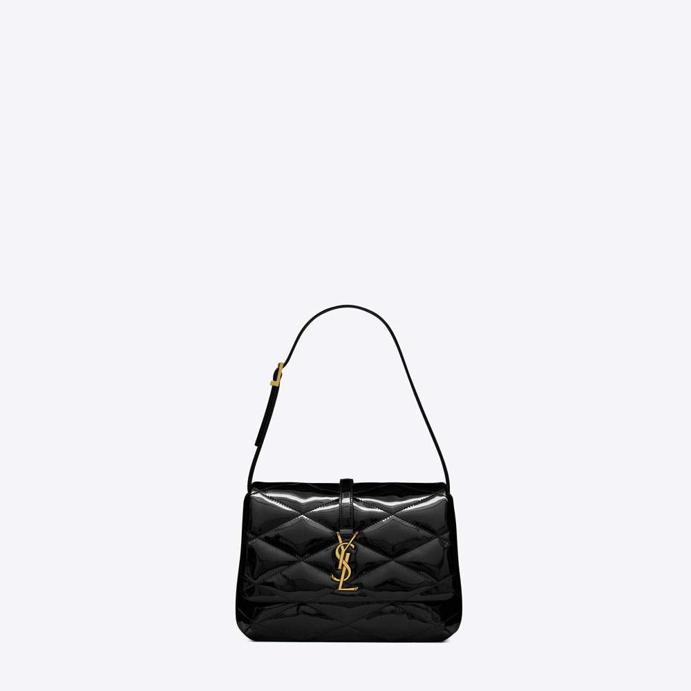 YSL Le 57 Hobo Bag In Quilted Patent 698567 2IU07 1000: Image 1