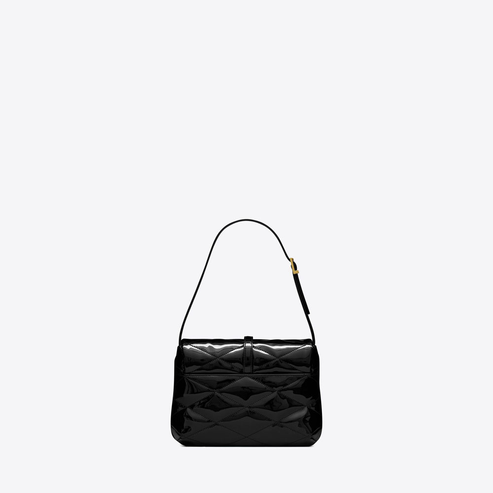 YSL Le 57 Hobo Bag In Quilted Patent 698567 2IU07 1000: Image 2