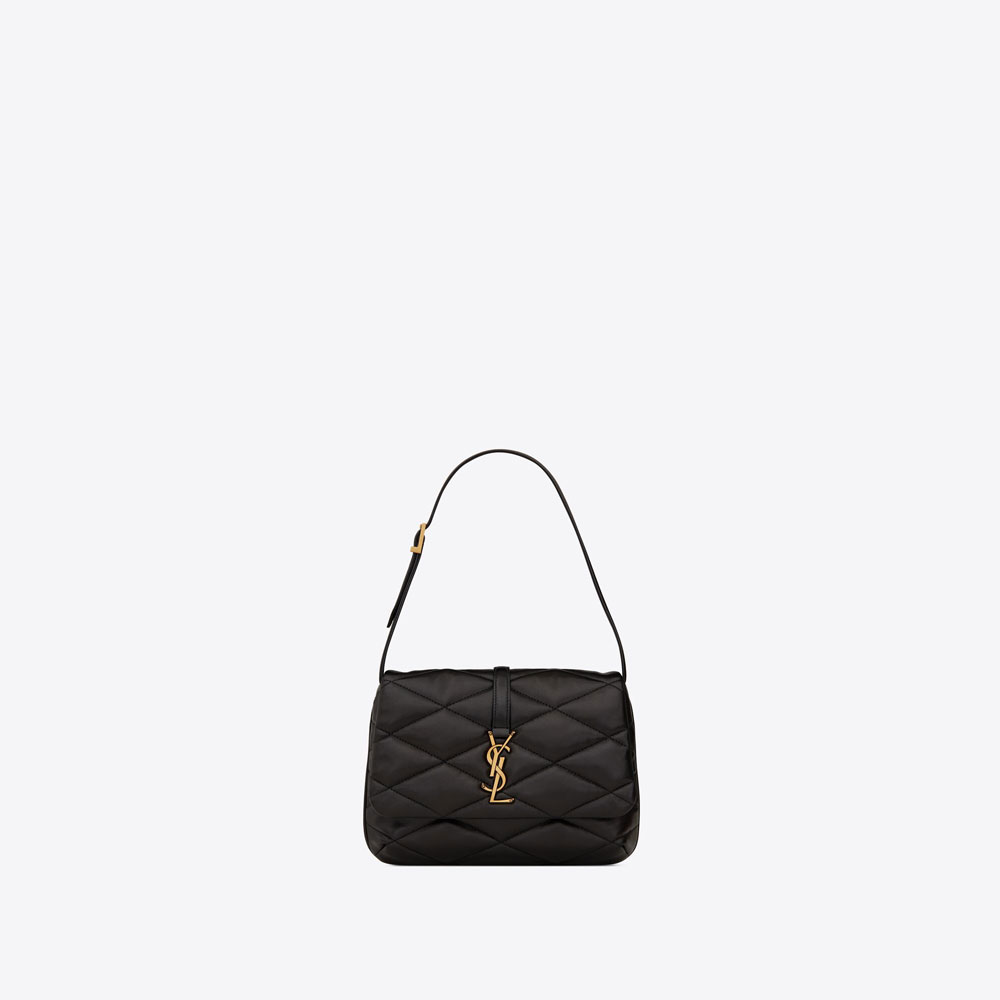 YSL Le 57 Hobo Bag In Quilted Lambskin 698567 AAAO0 1000: Image 1