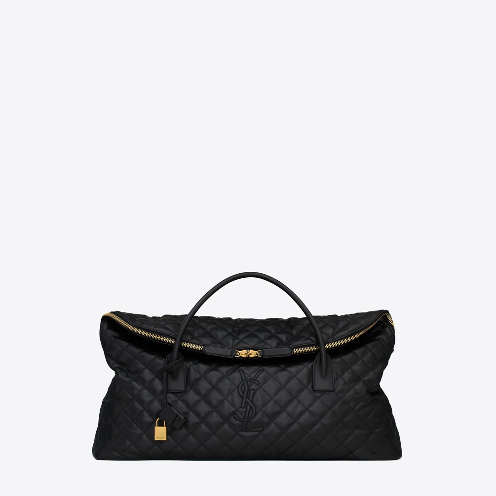 YSL Es Giant Travel Bag In Quilted 736009 AABK9 1000: Image 1