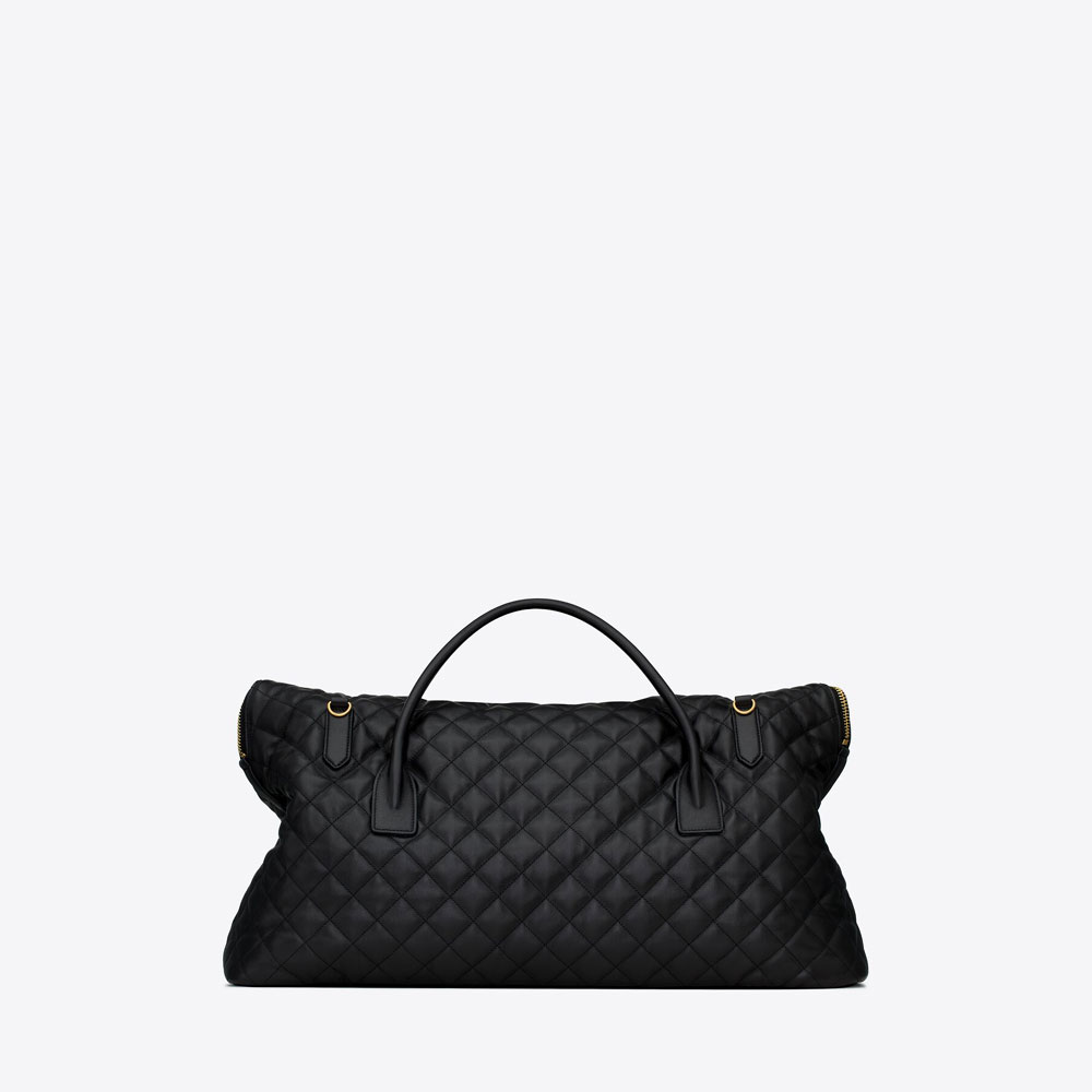 YSL Es Giant Travel Bag In Quilted 736009 AABK9 1000: Image 3