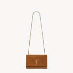 YSL Kate Medium In Suede in Camel 364021 1U80W 2723