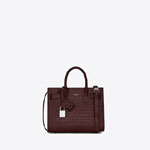 YSL Sac De Jour Nano In Crocodile Embossed Leather 392035 DND1N 6475