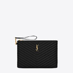 YSL Cassandre Matelasse Tablet Pouch In Quilted Leather 559193 CWU01 1000
