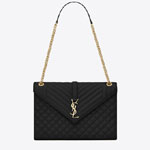 YSL Envelope Large Bag Mix Matelasse Embossed Leather 600166 BOW91 1000