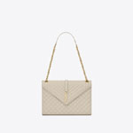 YSL Envelope Large Bag In Mix Matelasse 600166 BOW91 9207