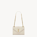 YSL Medium Envelope In Matelasse Lambskin 600185 AACT7 9207