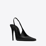 YSL Vendome SLingback Pumps In Glazed Leather 755208 AAAZY 1000