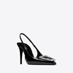 YSL Avenue SLingback Pumps In Patent Leather 756062 1TVNN 1000