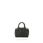 Alexander Wang mini rockie in pebbled black with rhodium 2099S0026L