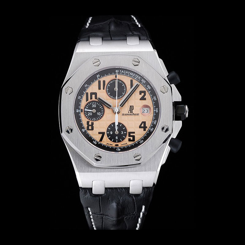 Swiss Audemars Piguet Royal Oak Offshore Gold Dial Stainless Steel AP5551: Image 1