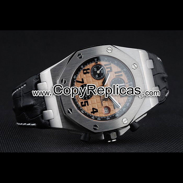 Swiss Audemars Piguet Royal Oak Offshore Gold Dial Stainless Steel AP5551: Image 2