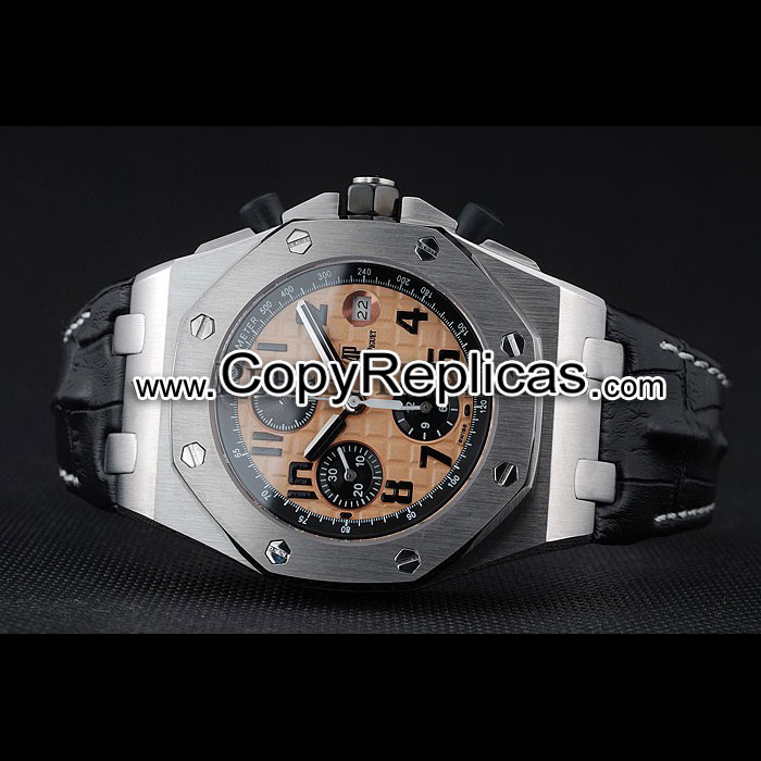 Swiss Audemars Piguet Royal Oak Offshore Gold Dial Stainless Steel AP5551: Image 3