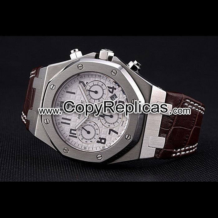 Swiss Audemars Piguet Royal Oak Chronograph White Dial Stainless Steel AP5555: Image 3