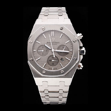 Swiss Audemars Piguet Royal Oak Chronograph Grey Dial Stainless Steel AP5528