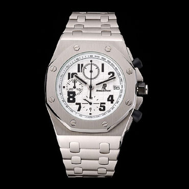 Audemars Piguet Royal Oak Offshore White Dial Stainless Steel Case AP5552