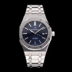 Swiss Audemars Piguet Royal Oak Blue Dial Stainless Steel Bracelet AP5526