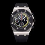 Swiss Audemars Piguet Royal Oak Offshore Black And Yellow Dial Stainless AP5542