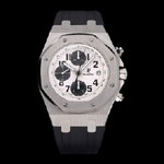 Swiss Audemars Piguet Royal Oak Offshore White Dial Stainless Steel AP5546