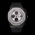 Swiss Audemars Piguet Royal Oak Offshore Chronograph White Dial Black AP5559