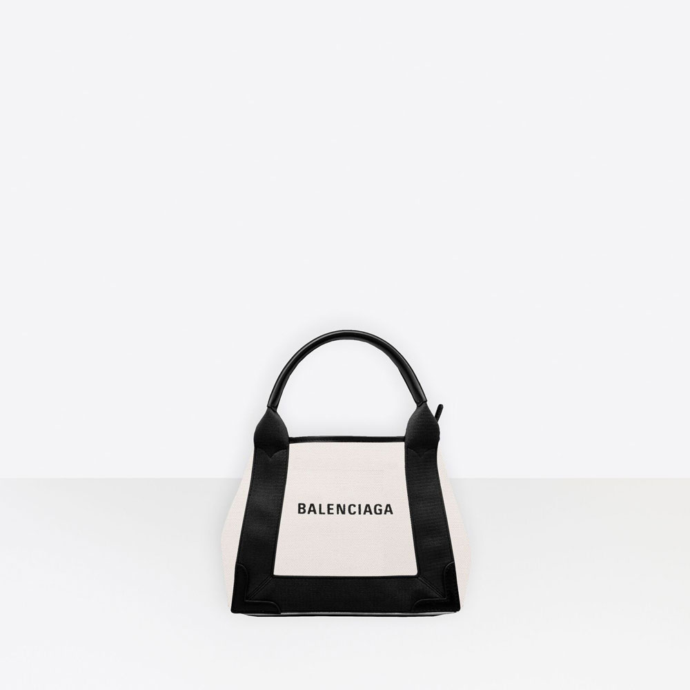 Balenciaga Navy Cabas XS 390346 AQ38N 1081: Image 1