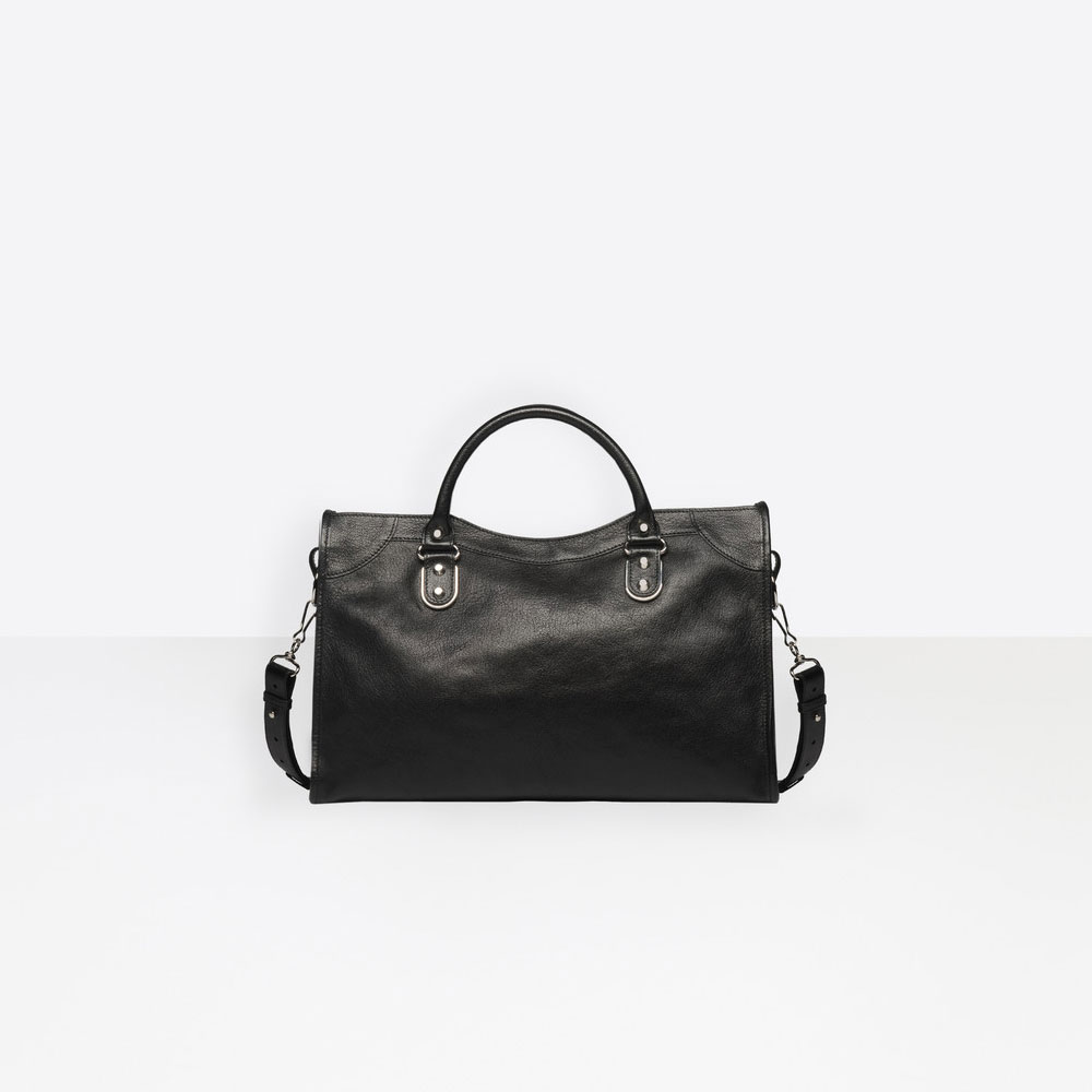 Balenciaga Small size shiny goatskin hand shoulder bag 432831 AQ41N 1000: Image 2