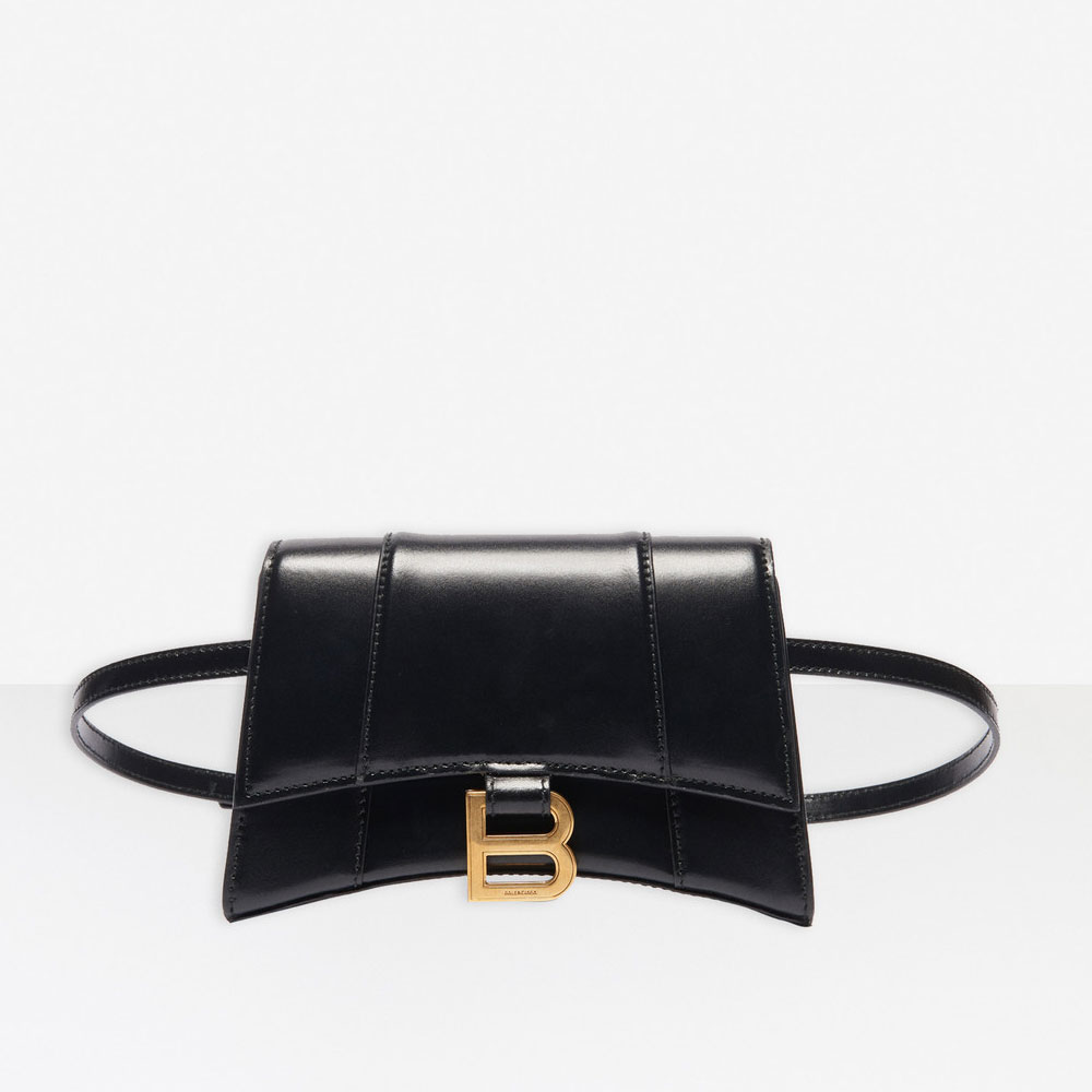 Balenciaga Hourglass Small Beltbag Black 610460 1QJ4M 1000: Image 1