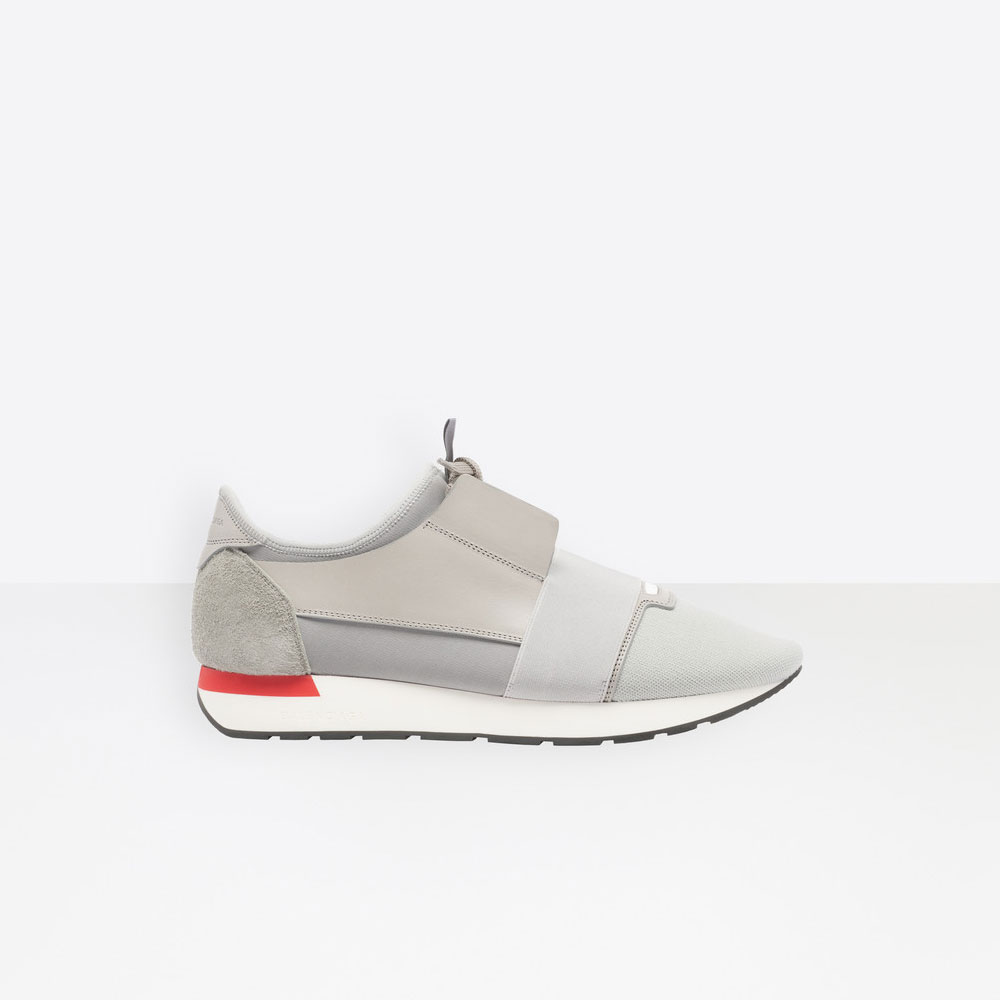 Balenciaga Gray Race Runners 490981 W05G3 1214: Image 1