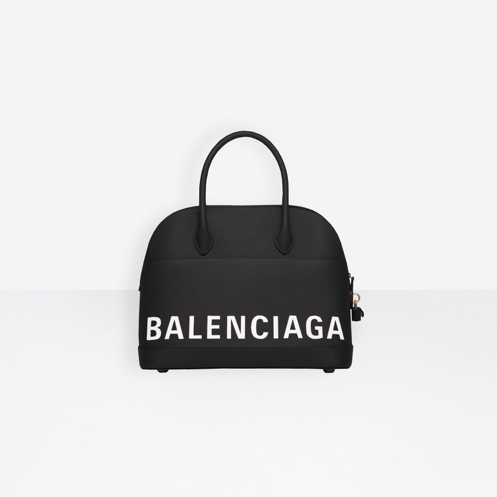 Balenciaga Medium graffiti logo calfskin bag 518801 0OT0M 1000: Image 2