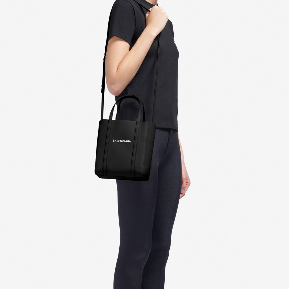 Balenciaga Everyday Tote XXS Black 551815 D6W2N 1000: Image 2