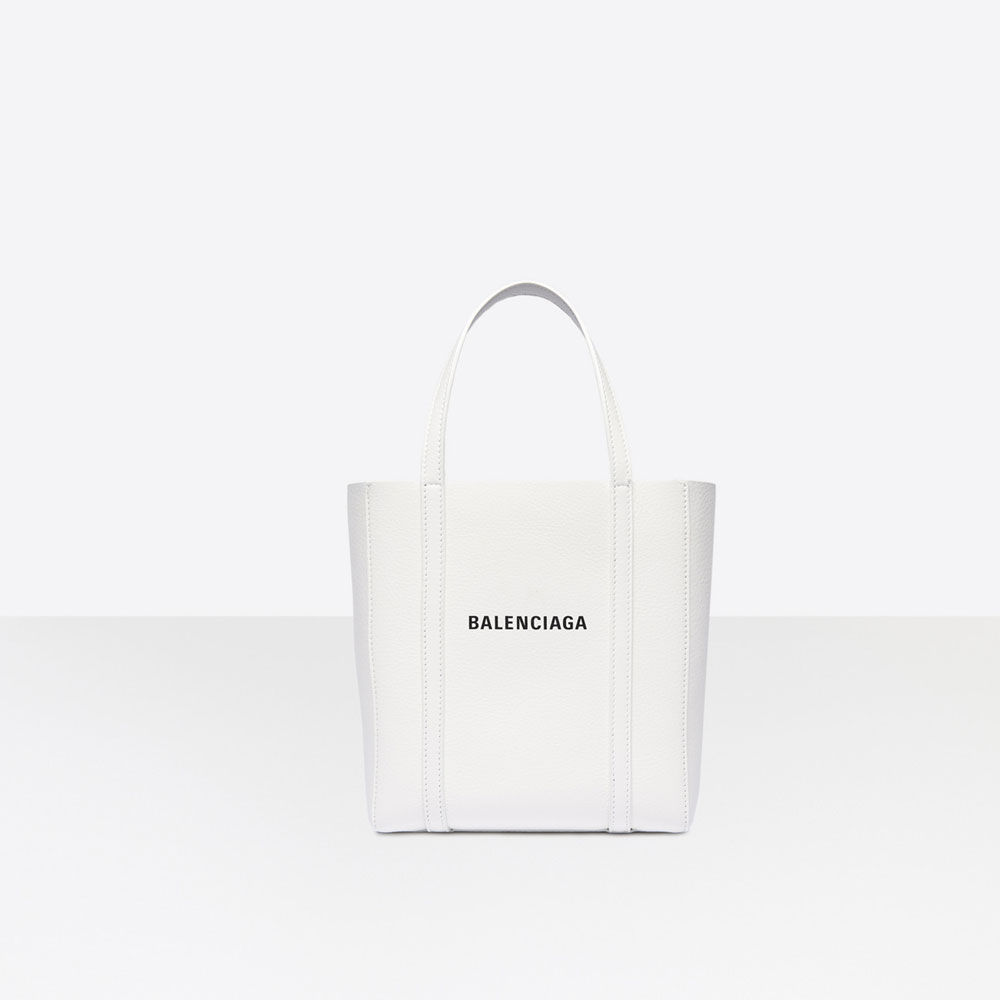 Balenciaga Everyday Tote XXS White Black 551815 D6W2N 9060: Image 1