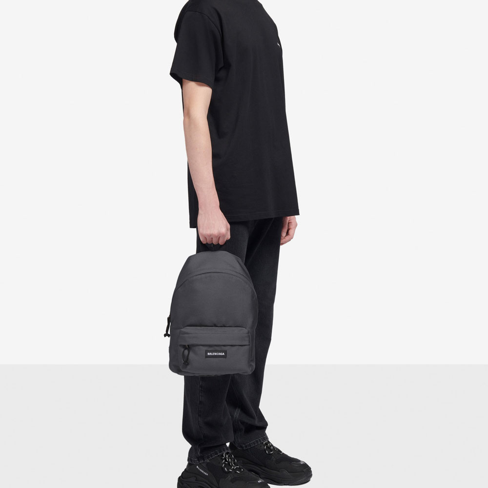 Balenciaga Explorer Backpack S Dark Grey 558163 9TY55 1100: Image 2