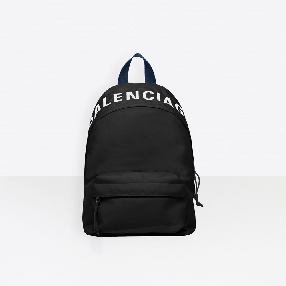 Balenciaga Wheel Backpack S Noir Blanc 565798 HPG1X 1090: Image 1