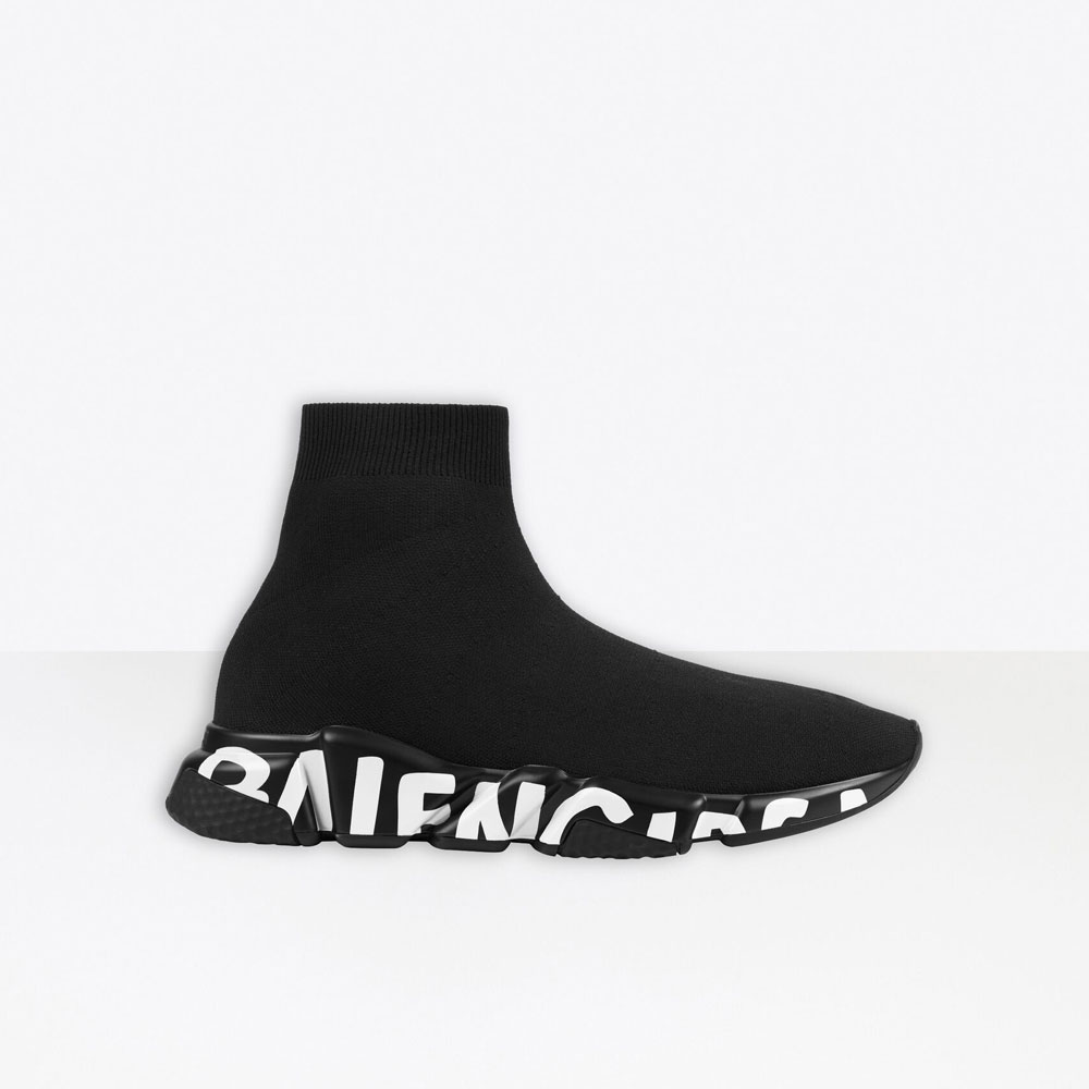 Balenciaga Speed Graffiti Sneaker 645334 W2DB7 1006: Image 1