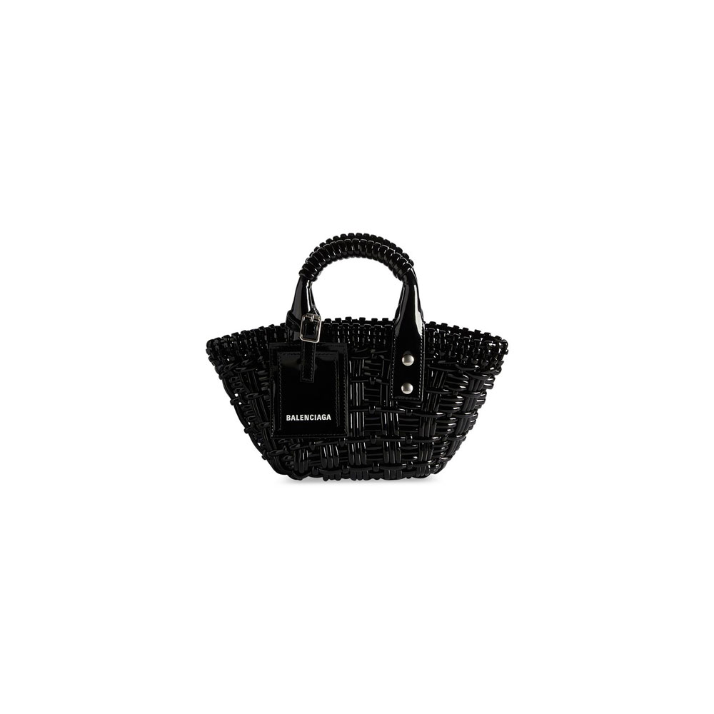 Balenciaga Bistro Xxs Basket With Strap in Black 678028 2IE2Y 1000: Image 1