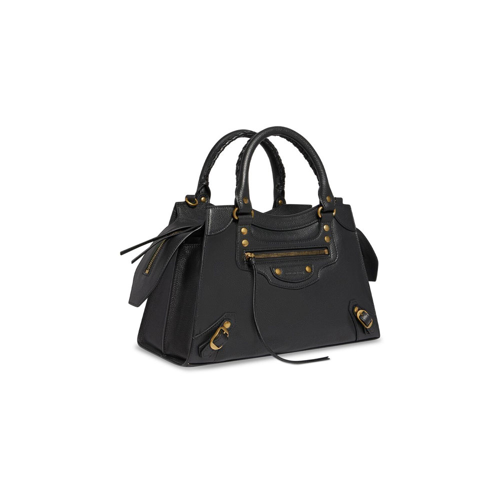 Balenciaga Neo Classic Small Bag in Black 678629 15Y41 1000: Image 2