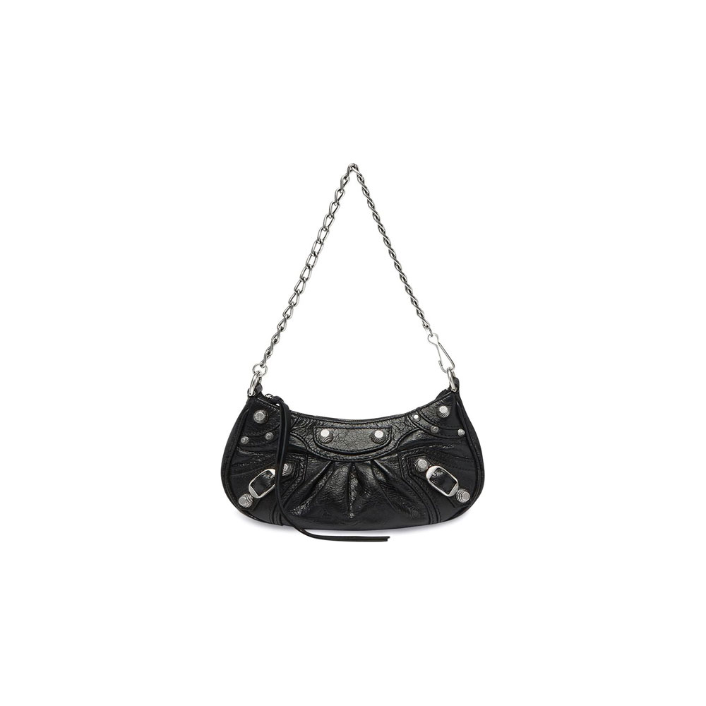 Balenciaga Le Cagole Mini Bag Chain in Black 695814 1VG9Y 1000: Image 1