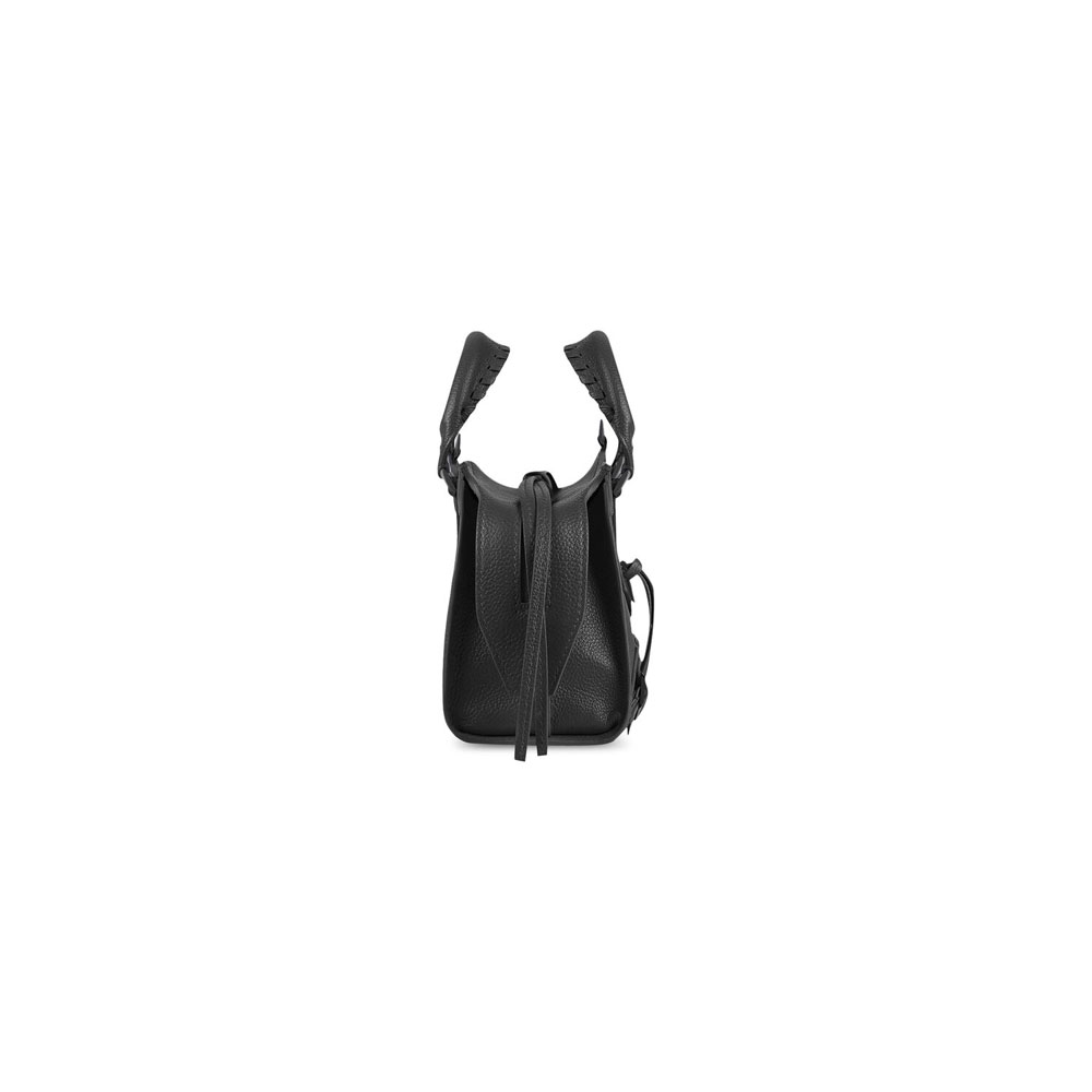 Balenciaga Neo Classic Mini Bag in Black 698067 15Y47 1000: Image 2