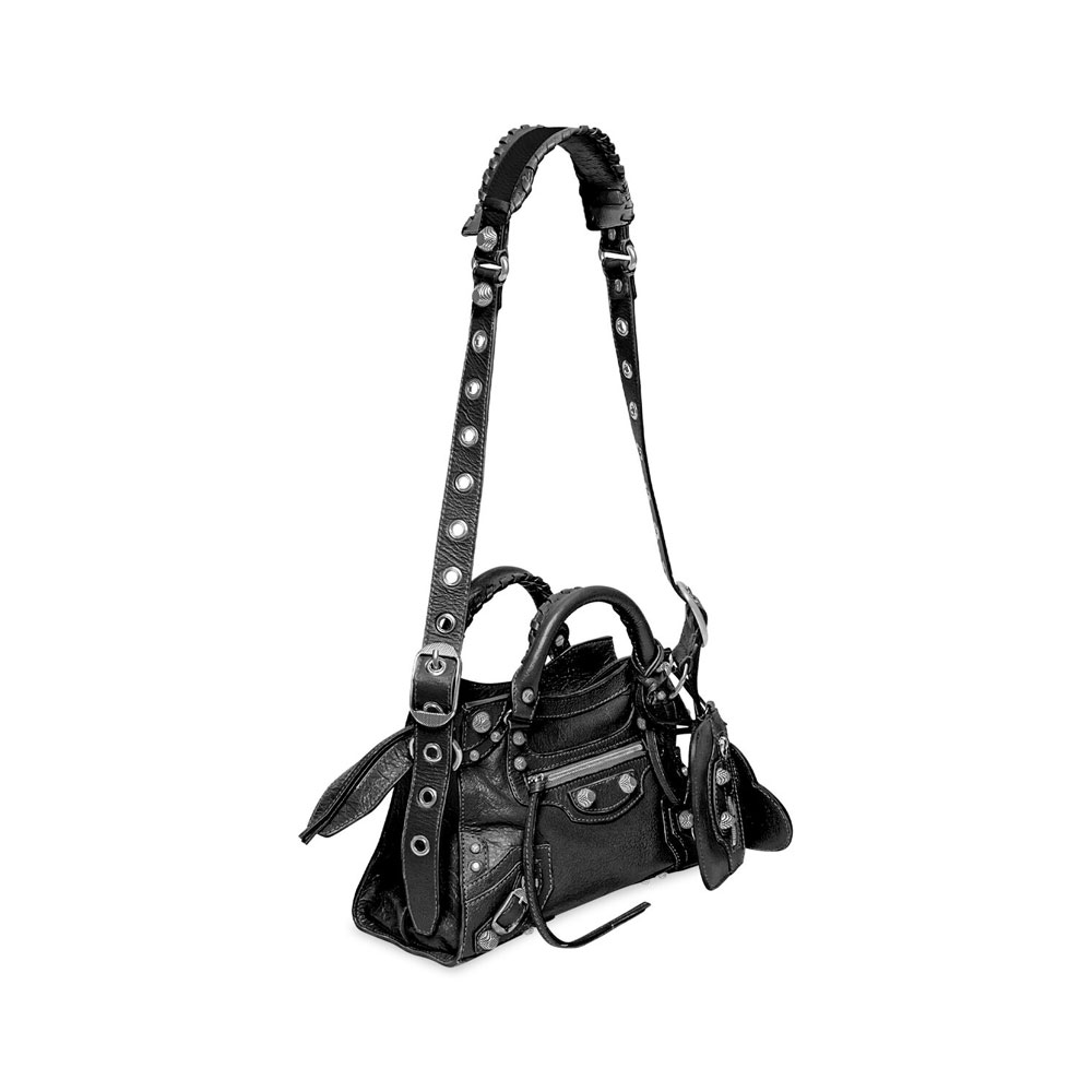 Balenciaga Neo Cagole Xs Bag in Black 700940 210B0 1000: Image 2