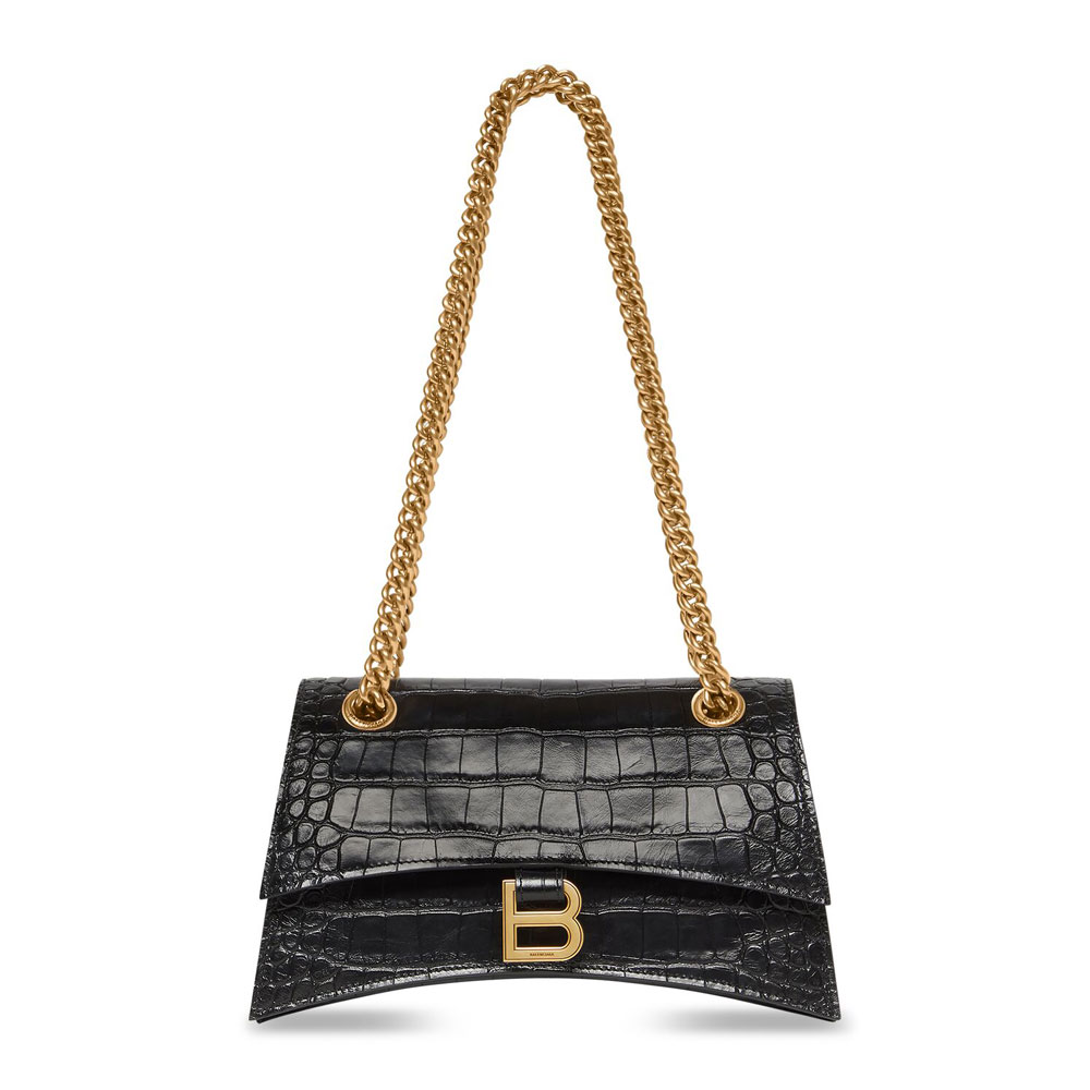 Balenciaga Crush Small Chain Bag Crocodile 716351 210IX 1000: Image 1