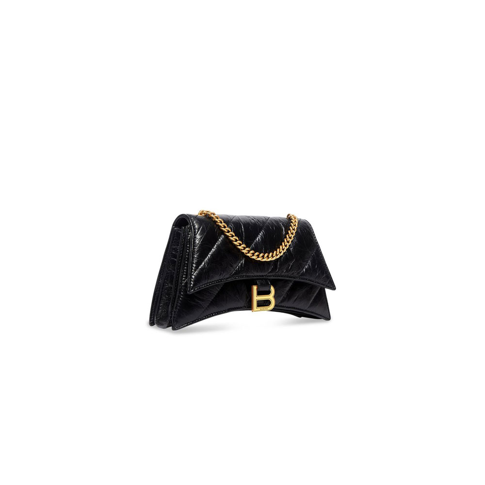 Balenciaga Crush Xs Chain Bag Quilted 736016 210J1 1000: Image 2