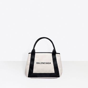 Balenciaga Navy Small Cabas 339933 AQ38N 1081