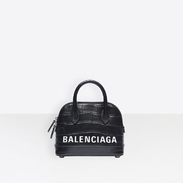 Balenciaga Ville Top Handle XXS Crocodile 550646 0R7B3 1090