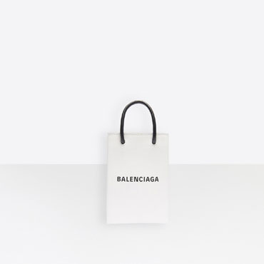 Balenciaga Shopping Phone Holder Bag 593826 0AI2N 9000