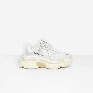 Balenciaga White Triple S Trainers 524036 W09E1 9000