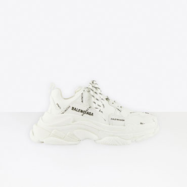 Balenciaga Allover Logo Triple S Sneaker 524039 W2FA1 9010