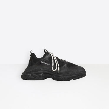 Balenciaga Black Triple S Trainers 534162 W09O1 1000