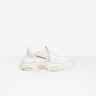 Balenciaga White Triple S Trainers 534217 W09E1 9000