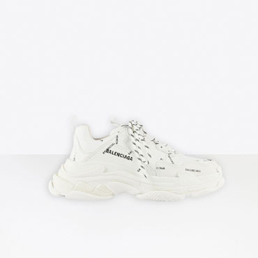 Balenciaga Allover Logo Triple S Sneaker 536737 W2FA1 9010